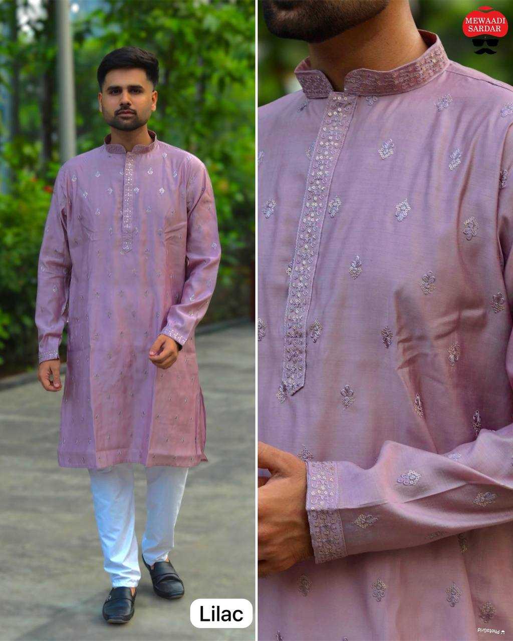 YNF PREMIUM SILK RIN125 RIWAAZ MENS WEAR WHOLESALE MENS KURTA PYJAMA MANUFACTURER