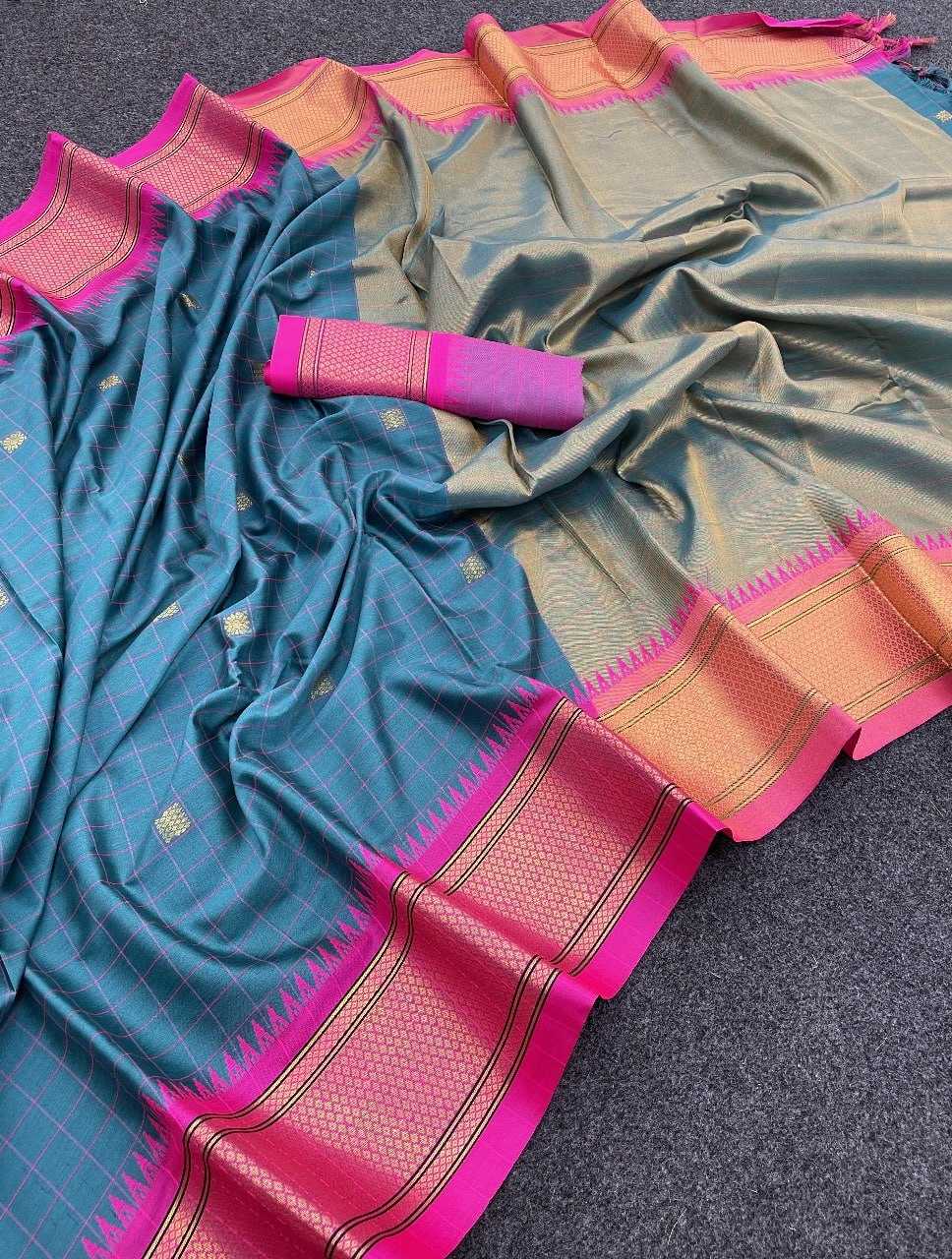 YNF SILK COTTON KESH160 Checks paithani SILK SAREES WHOLESALE SOFT SILK SOUTH INDAIN TRADITIONAL SAREES MANUFACTURER