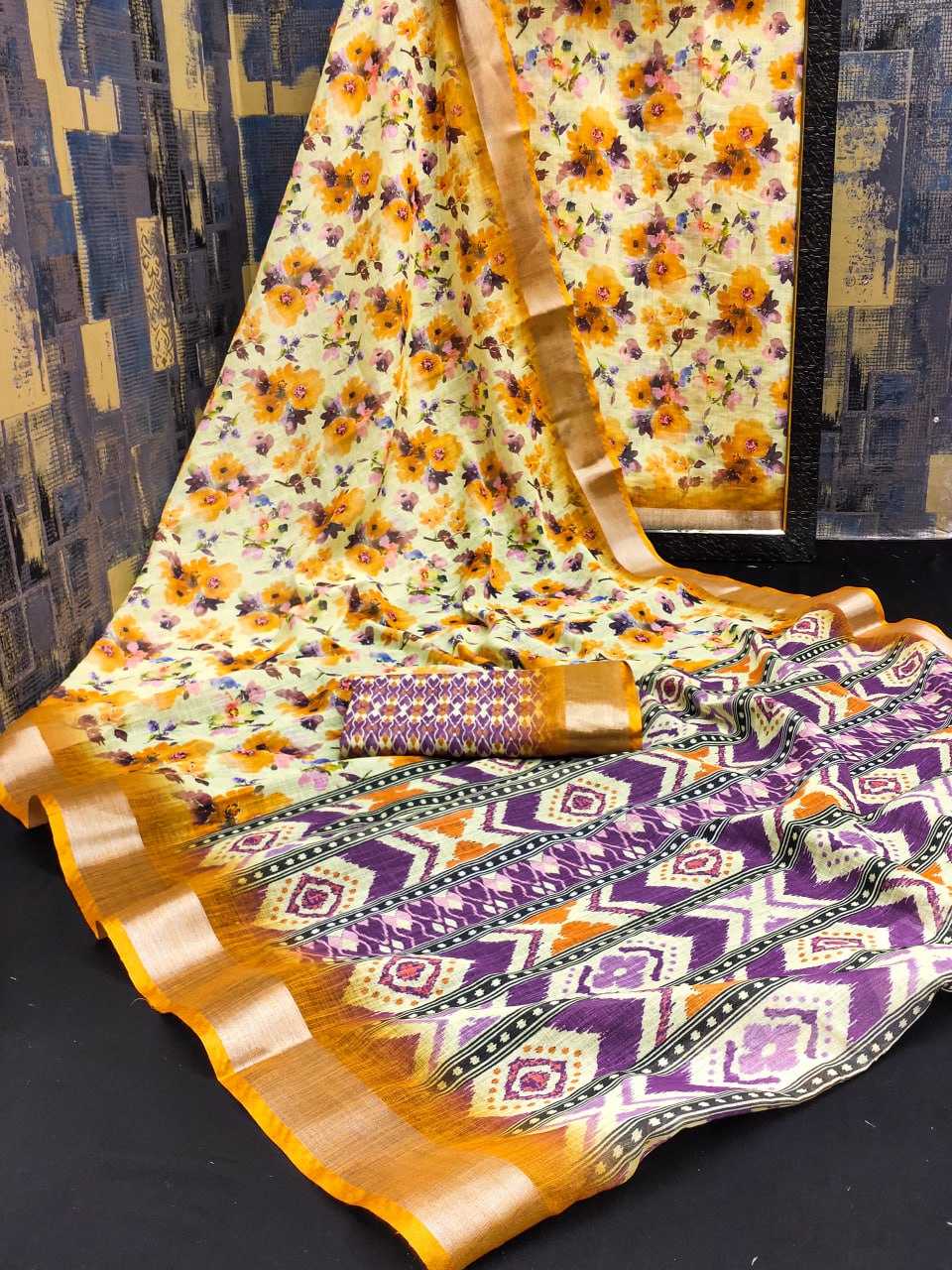 YNF SILK COTTON RIN145 SKY SILK SAREES WHOLESALE SOFT SILK PRINTED SILK COTTON SILK SAREES MANUFACTURER