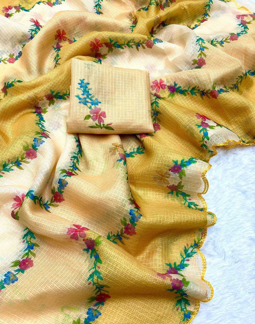 YNF SOFT KOTA KESH189  VET03 SAREES WHOLESALE SOFT SILK KHADI SILK KOTA PRINTED SAREES MANUFACTURER