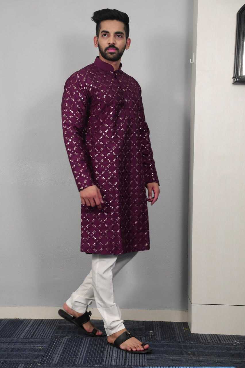 YNF SOFT SILK RIN111 GOLDEN MIRROR MENS WEAR WHOLESALE MENS KURTA PYJAMA EMBROIDERED KURTA PYJAMA MANUFACTURER