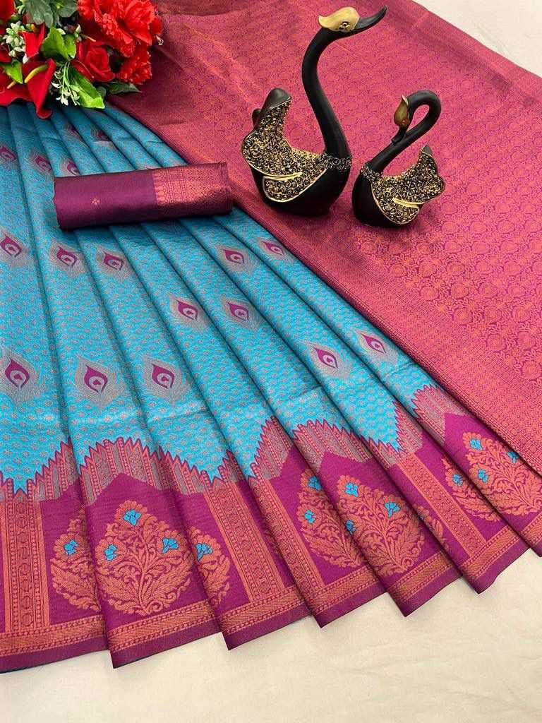 YNF TISSUE RIN179 619 SAREES WHOLESALE TISSUE SILK KANJIPURAM ZARI BORDER SAREES MANUFACTURER