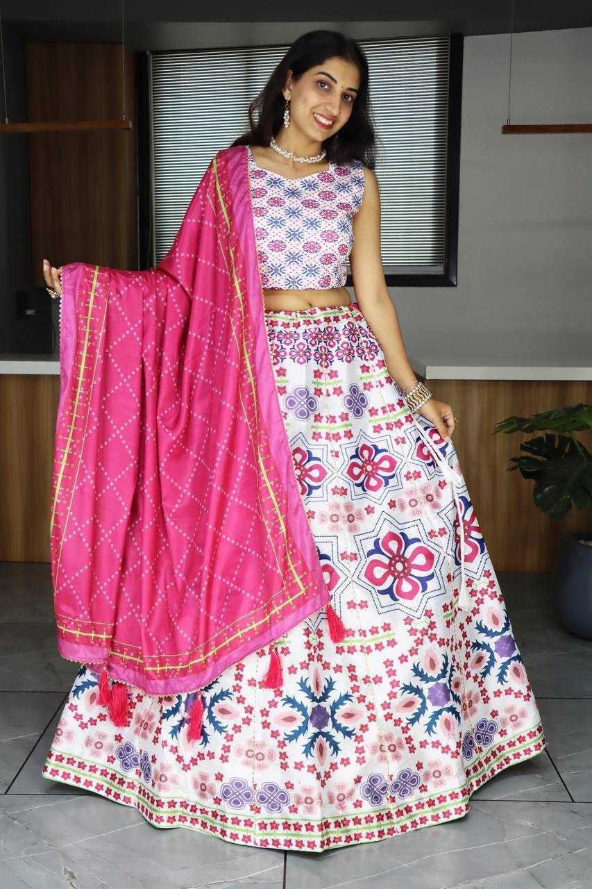 YNF ART SILK RIN119 7140 LEHENGAS WHOLESALE SILK PRINTED GOTA PATTI LEHENGAS MANUFACTURER