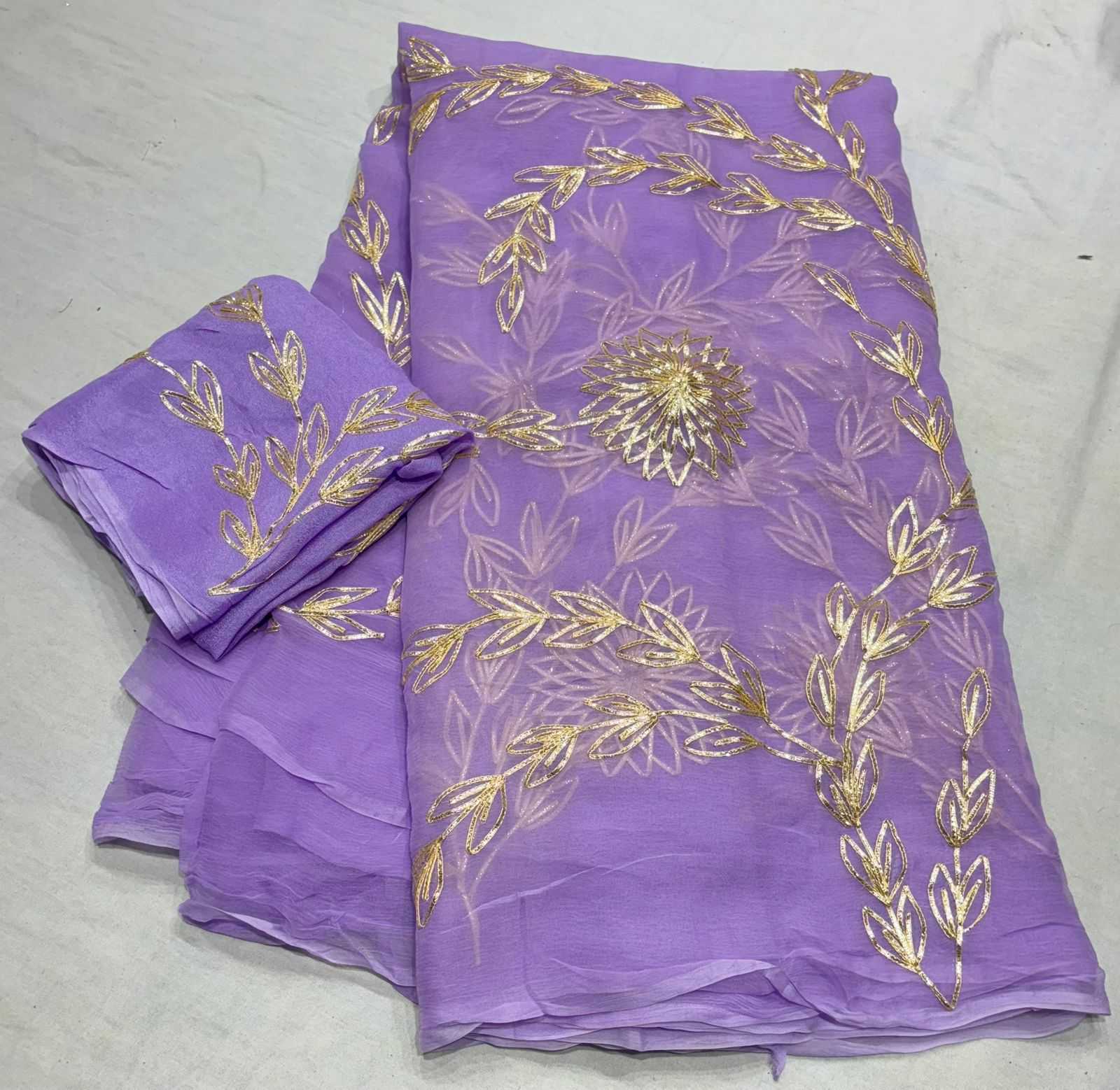 YNF CHIFFON RIN152 NSD80 SAREES WHOLESALE CHIFFON GOTA PATTI BUTTA SAREES MANUFACTURER