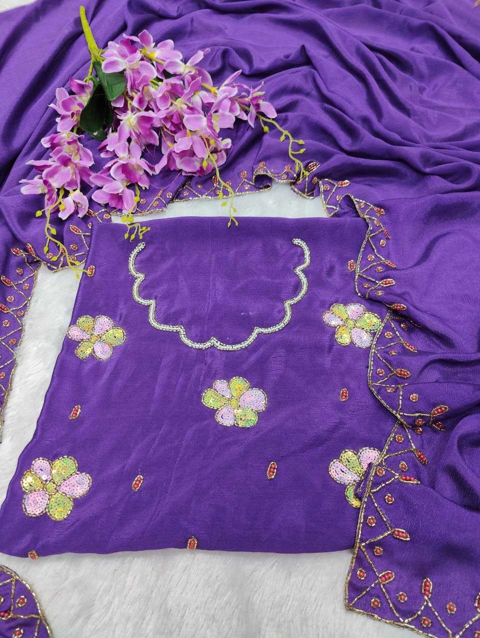 YNF CHINON SILK KESH189  Varahi SAREES WHOLESALE PLAIN SOLID LACE BORDER SILK SAREES MANUFACTURER