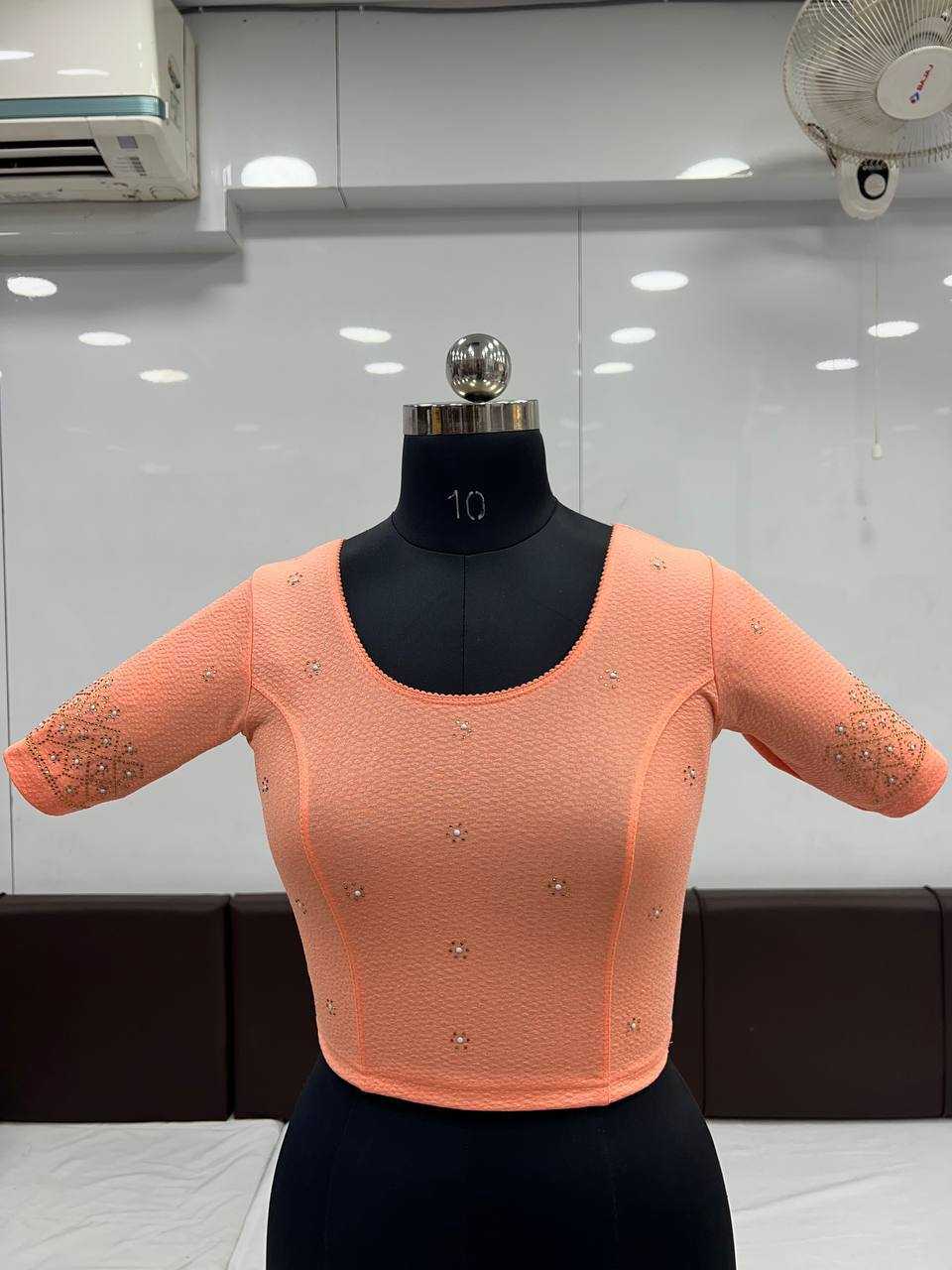 YNF COTTON LYCRA KESH231 ADITI READYMADE BLOUSE WHOLESALE STRETCHABLE COTTON BLOUSE MANUFACTURER