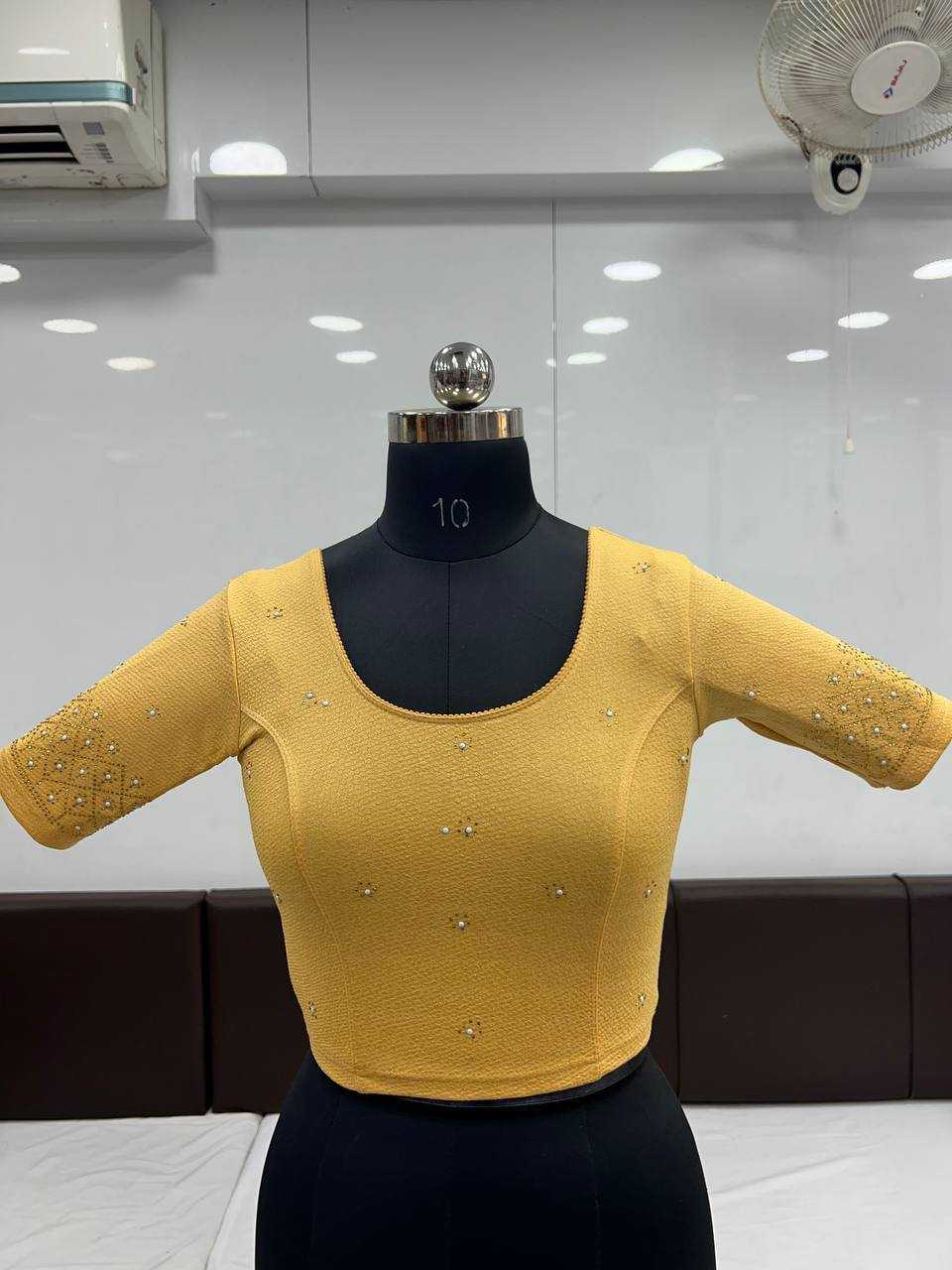 YNF COTTON LYCRA KESH231 ADITI READYMADE BLOUSE WHOLESALE STRETCHABLE COTTON BLOUSE MANUFACTURER