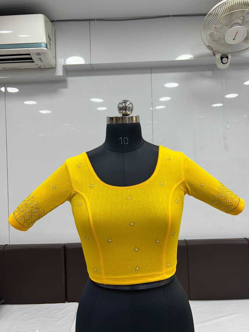 YNF COTTON LYCRA KESH231 ADITI READYMADE BLOUSE WHOLESALE STRETCHABLE COTTON BLOUSE MANUFACTURER