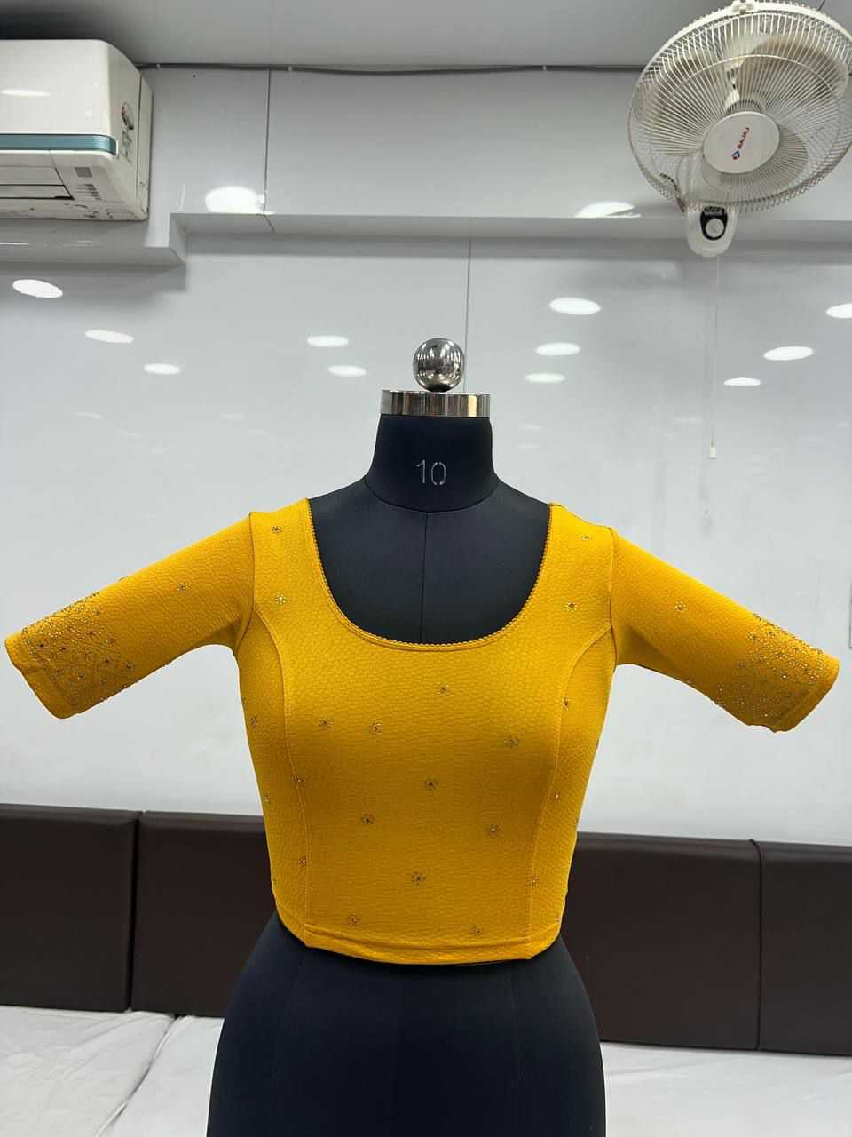 YNF COTTON LYCRA KESH231 JAYA READYAMDE BLOUSE WHOLESALE  STRETCHABLE COTTON BLOUSE MANUFACTURER