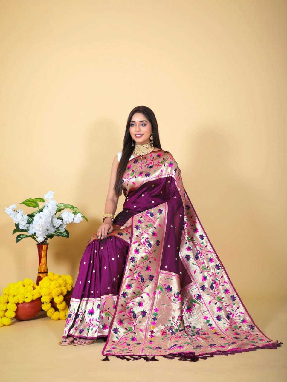 YNF KANIVARAM SILK KESH167 FULL WELL SILK SAREES WHOLESALE PAITHANI KANJIVARAM SILK PURE ZARI SILK SAREES MANUFACTURER