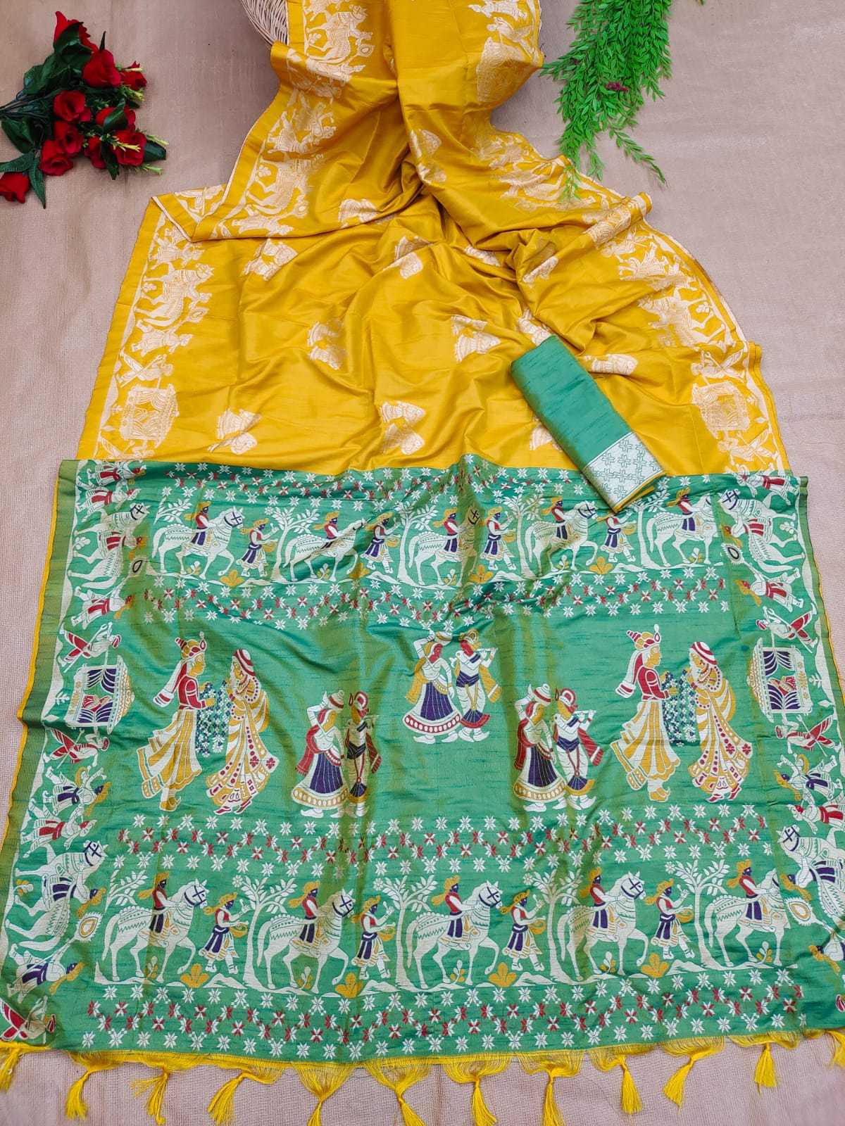 YNF SOFT SILK KESH165 RBN15 SILK SAREES WHOLESALE SOFT SILK TRADITIONAL PRINTED SILK RAW SILK SAREES MANUFACTURER