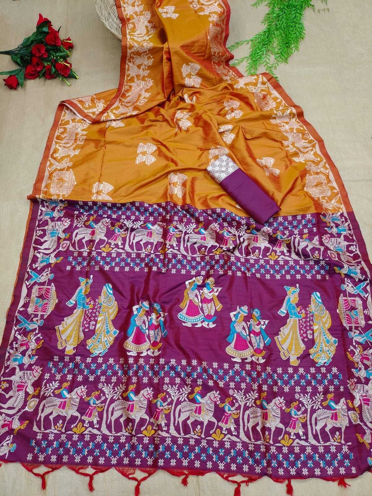 YNF SOFT SILK KESH165 RBN15 SILK SAREES WHOLESALE SOFT SILK TRADITIONAL PRINTED SILK RAW SILK SAREES MANUFACTURER