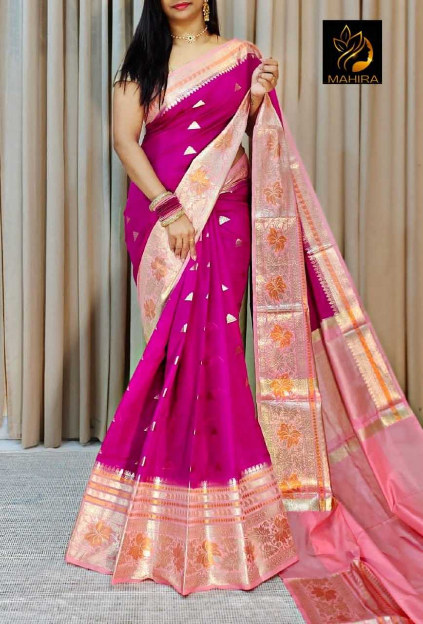 YNF BANARASI SOFT SILK KESH131 CHINIYA SILK SAEES WHOLESALE BANARASI SILK PARTY WEAR  SILK SAREES FOR WEDDING MANUFACTURER- Kapda Export