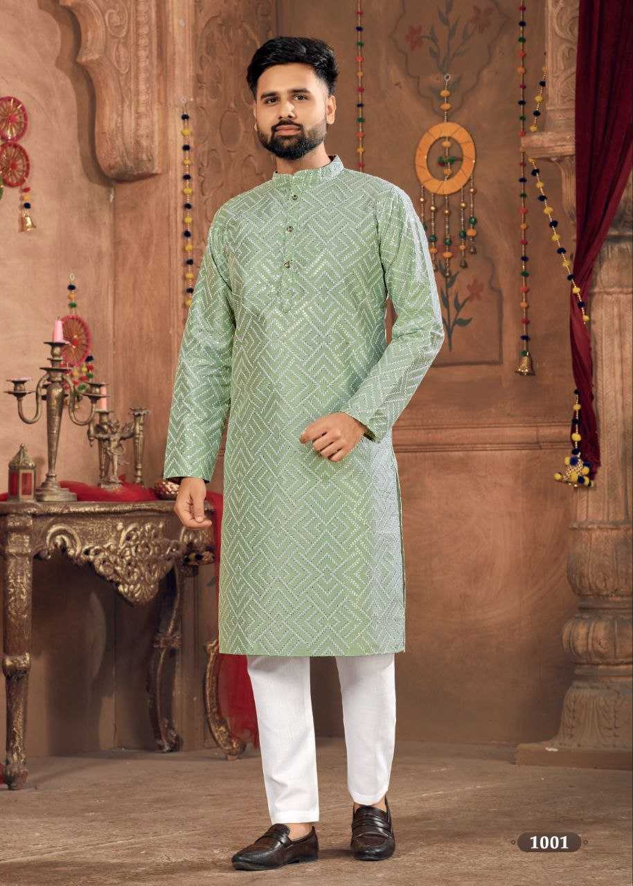 YNF BANGLORI SILK KESH246 ROYAL MEN V-8 MENS WEAR WHOLESALE SILK KURTA EMBROIDERED KUTRA PAJAMA MANUFACTURER- Kapda Export