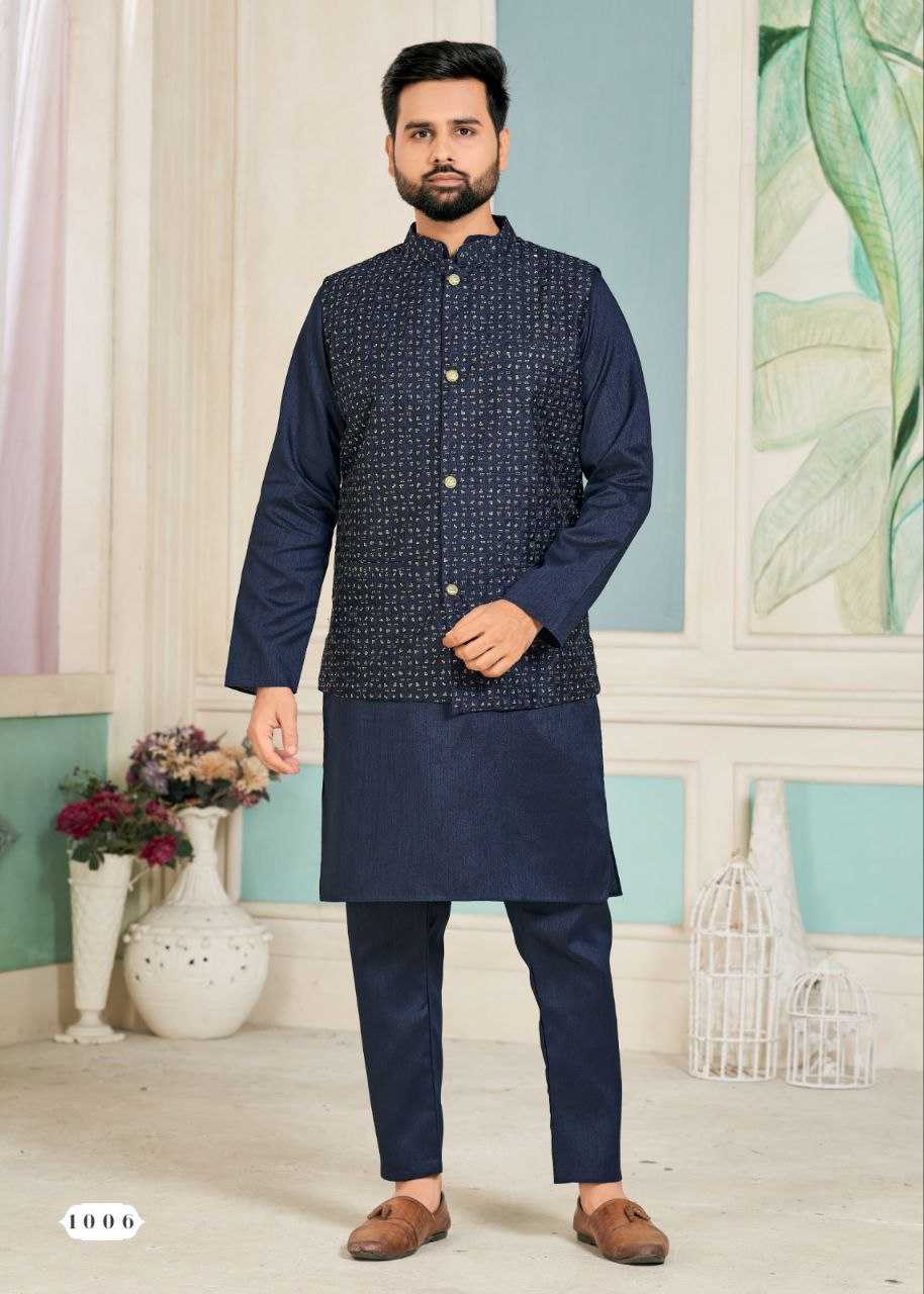 YNF BANGLORI SILK KESH246 SWAYAMVAR WHOLESALE MENS WEAR PATHANI SUIT SILK KURTA MANUFACTURER- Kapda Export