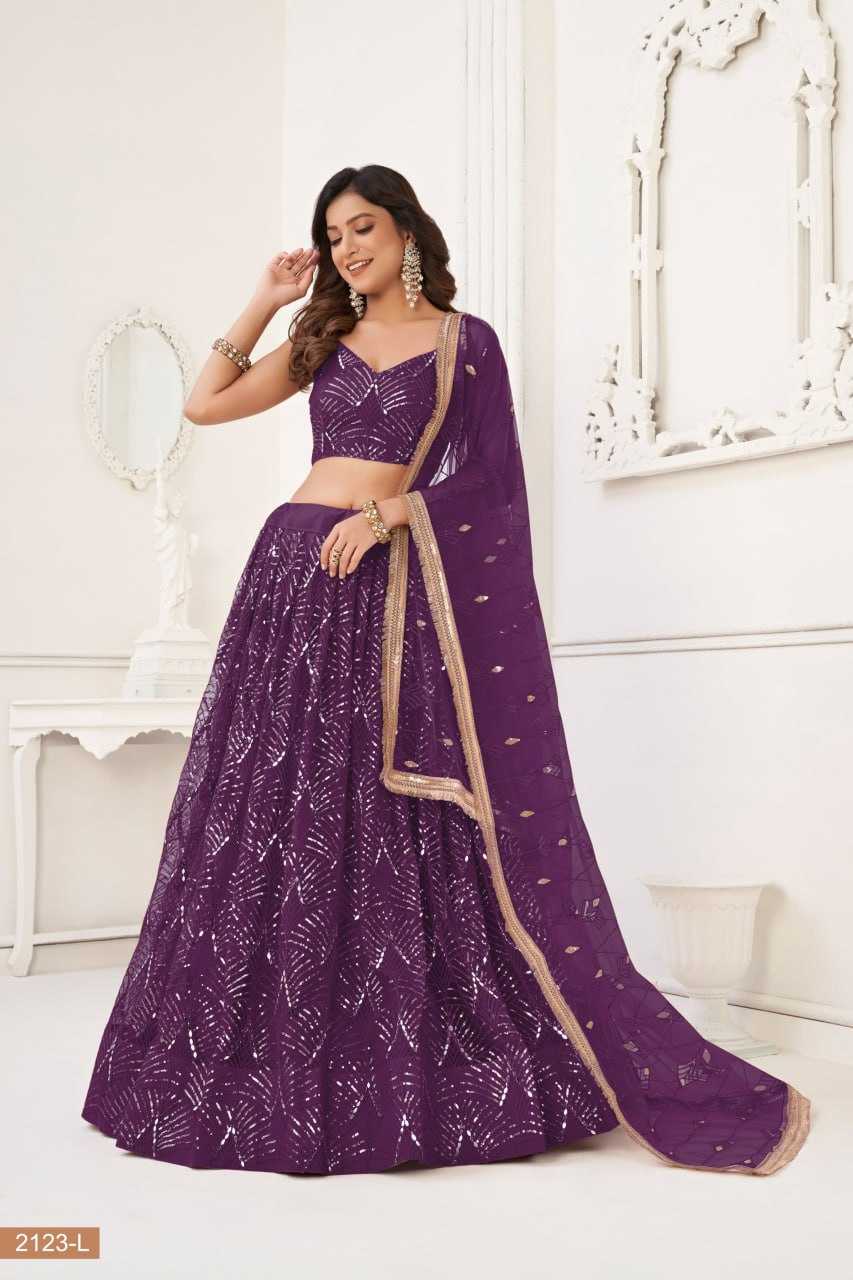 YNF BUTTERFLY NET KESH236 01 LEHENHGA WHOLESALE NET,WEDDING,DESIGNER LEHENGA MANUFACTURER- Kapda Export