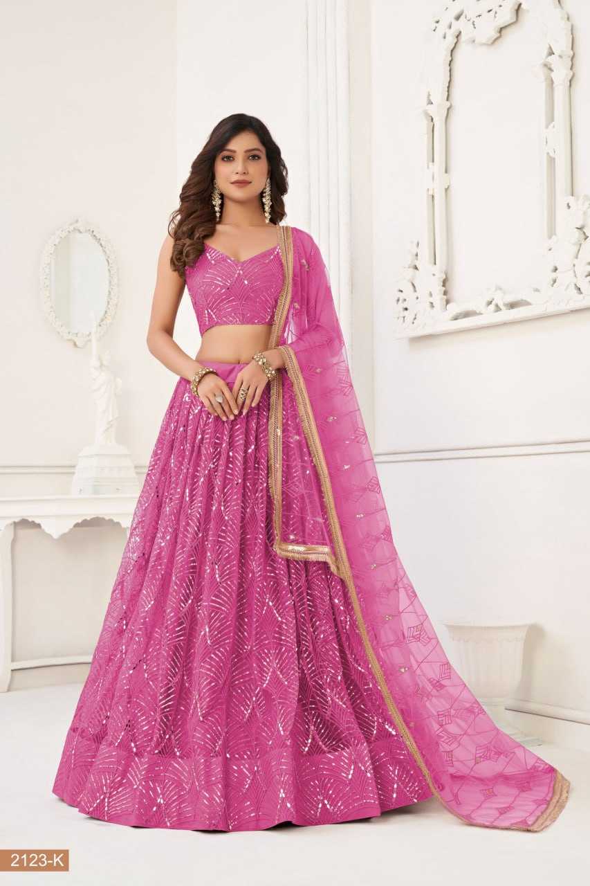 YNF BUTTERFLY NET KESH236 01 LEHENHGA WHOLESALE NET,WEDDING,DESIGNER LEHENGA MANUFACTURER- Kapda Export