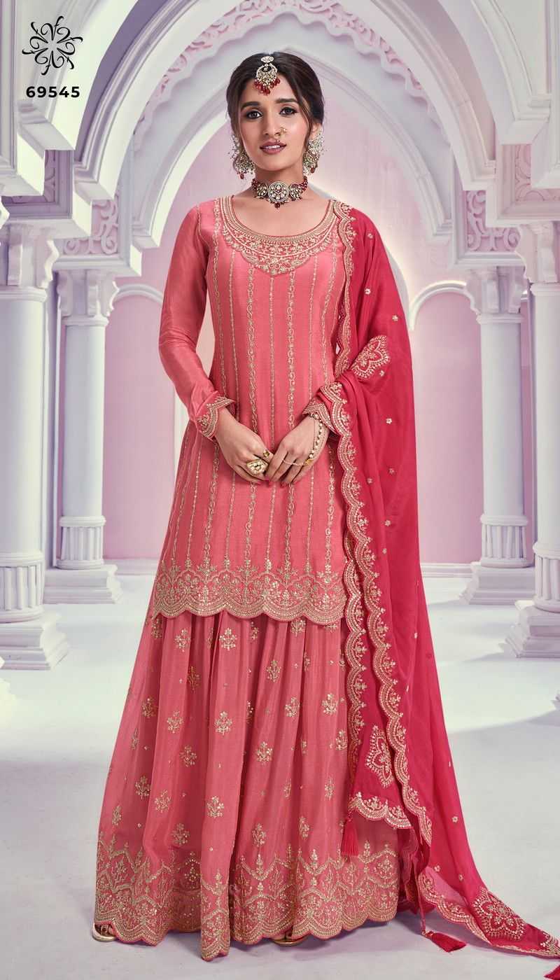 YNF CHINON KESH236 01 SUITS & DRESSES WHOLESALE WEDDING EMBROIDERY SHARARA SALWAR SUITS MANUFACTURE- Kapda Export