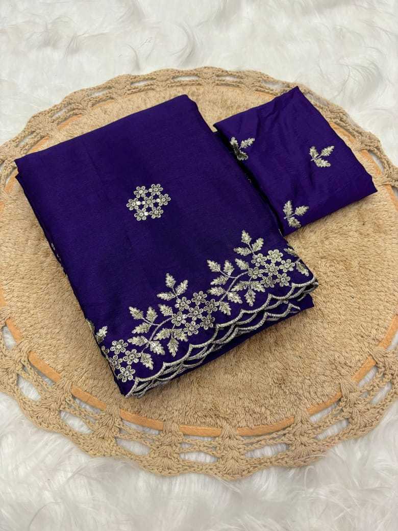 YNF CHINON KESH250 RGF09 STITCH SAREES WHOLESALE TRADITIONAL SEQUENCE EMBROIDERED SAREES MANUFACTURER- Kapda Export