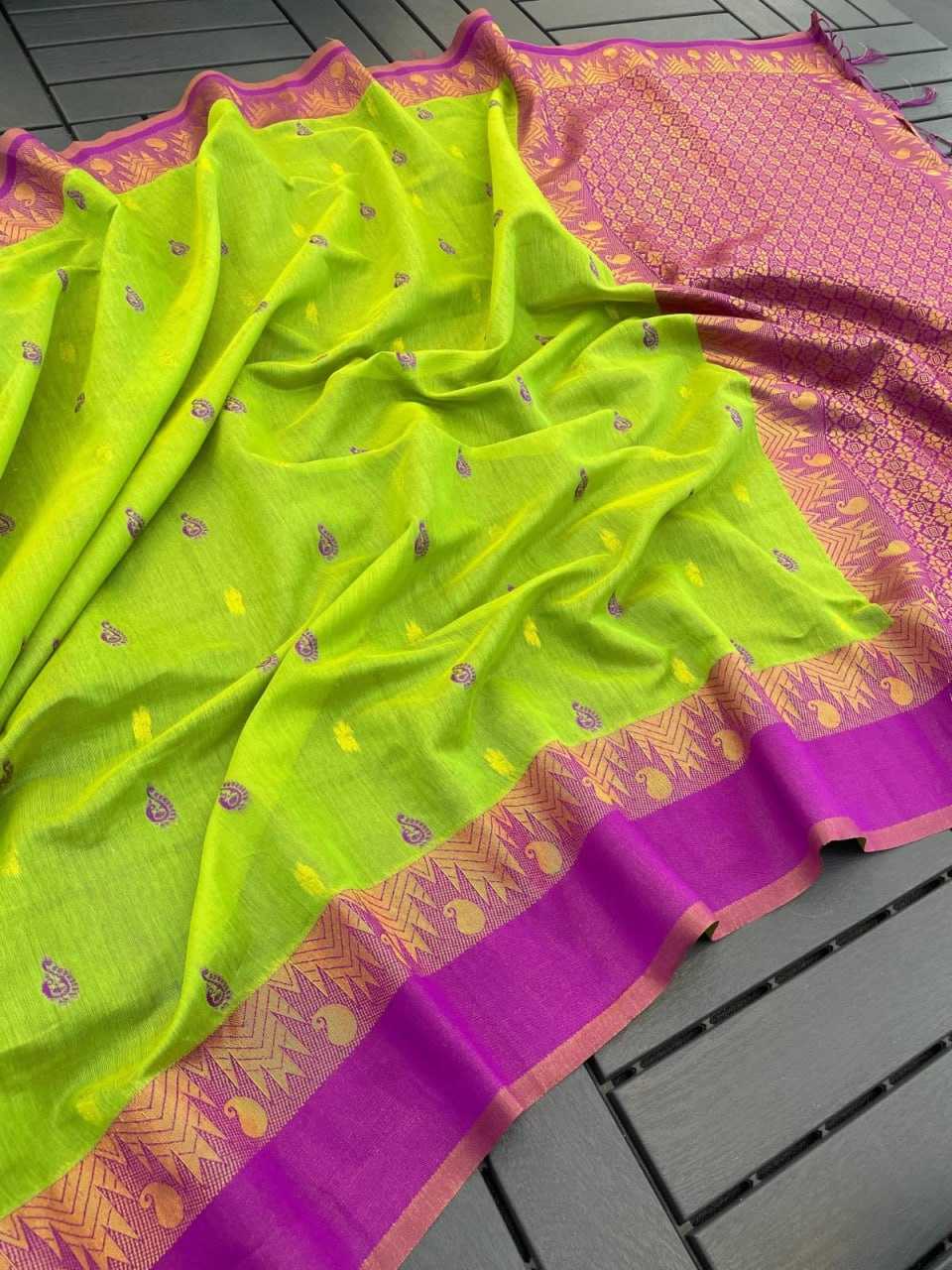 YNF COTTON KESH161 TRM10 SAREES WHOLESALE PRINTED COTTON SEQUENCE OFFICE WEAR SAREES MANUFACTURER- Kapda Export