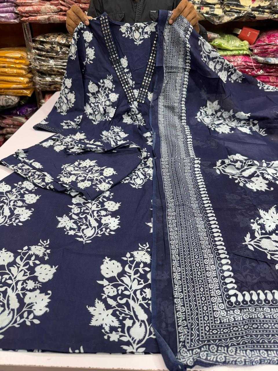 YNF COTTON KESH234 DSF01 WHOLESALER PRINTED SUITS COTTON ANARKALI L0NG SUITS MANUFACTURER- Kapda Export