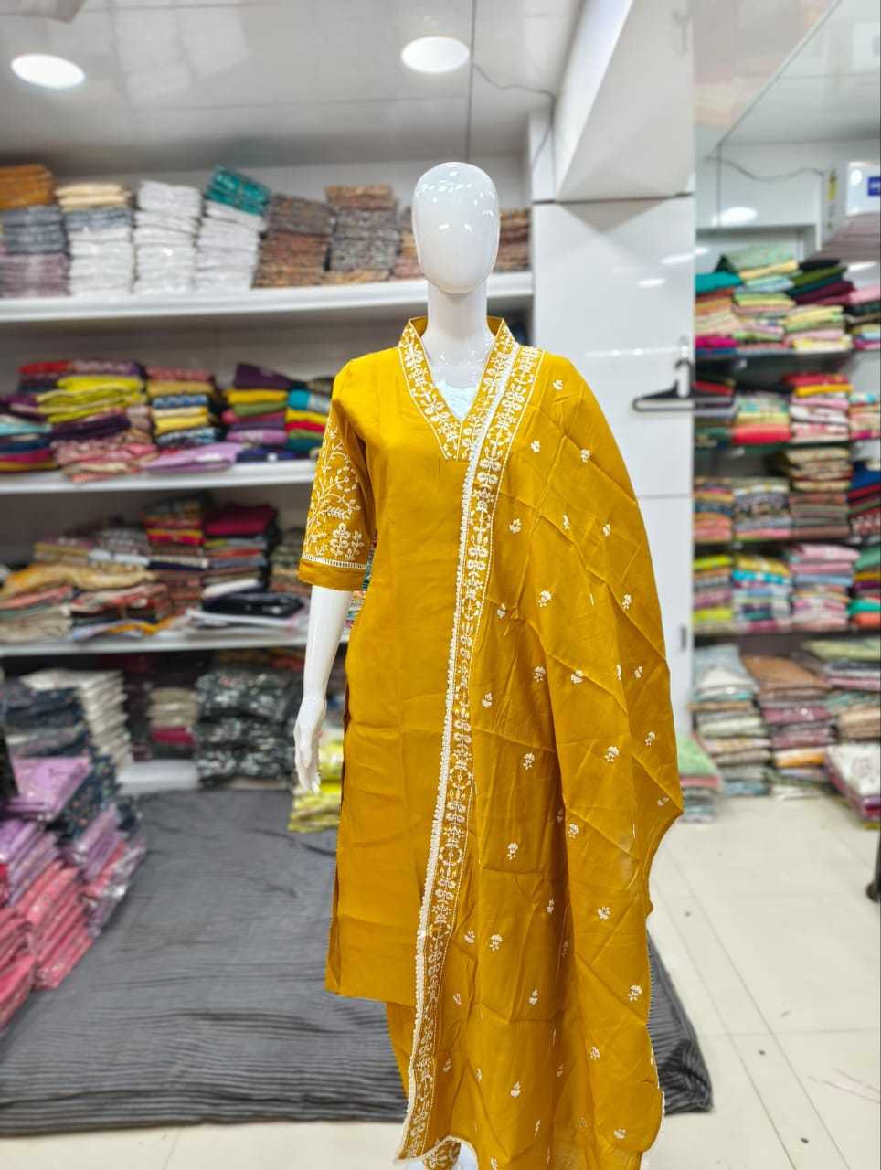 YNF COTTON KESH257 TAC05 SUITS & DRESSES WHOLESALE DESIGNER WEDDING LADIES LONG COTTON SUITS MANUFACTURE- Kapda Export