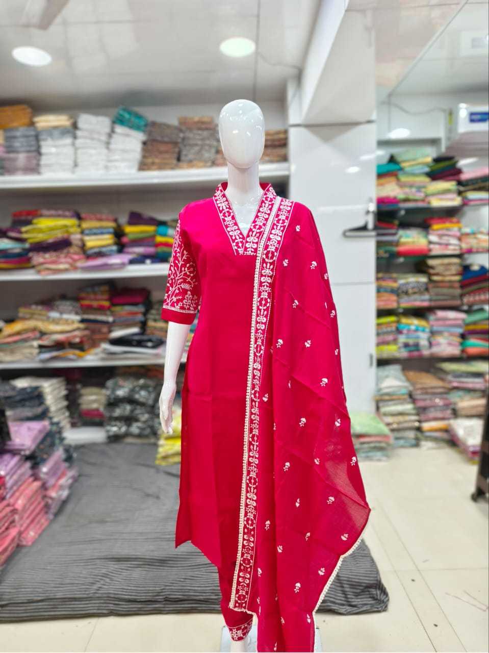 YNF COTTON KESH257 TAC05 SUITS & DRESSES WHOLESALE DESIGNER WEDDING LADIES LONG COTTON SUITS MANUFACTURE- Kapda Export