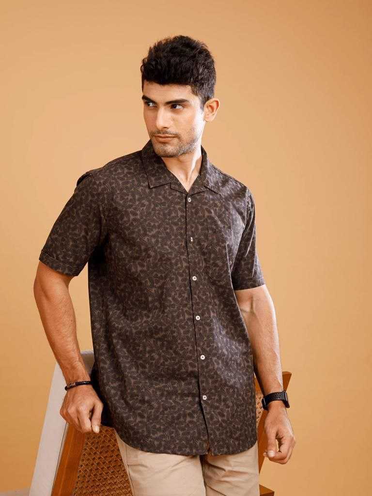 YNF COTTON KESH278 SPS10 Shirt WHOLESALE MEN SHIRT HALF SLEEVE PRINTED MENS WEAR MANUFACTURER- Kapda Export
