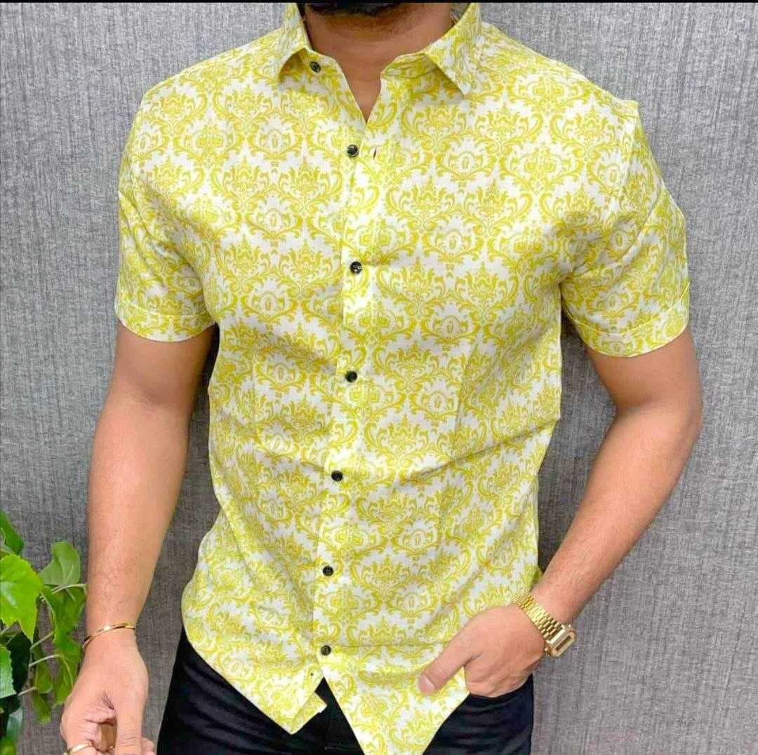 YNF COTTON KESH278 SPS31 KFB Shirt WHOLESALE HALF SLEEVE SPRINTED DESIGNER MENS WEAR MANUFACTURER- Kapda Export