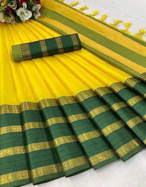 YNF COTTON SILK KESH245 RNF07 SAREES WHOLESALE JACQUARD COTTON SILK SAREES MANUFACTURER- Kapda Export