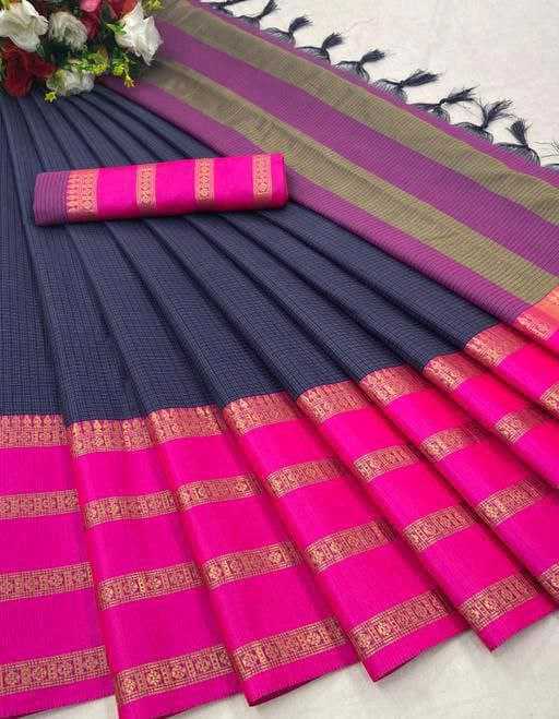 YNF COTTON SILK KESH245 RNF07 SAREES WHOLESALE JACQUARD COTTON SILK SAREES MANUFACTURER- Kapda Export