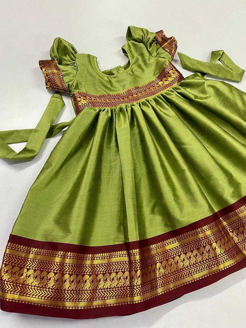 YNF COTTON SILK RIN192 8056 KIDS WEAR WHOLESALE KIDS FROCKS KIDS ETHIC WEAR KIDS FESTIVE WEAR KIDS KIDS PARTY WEAR ETHNIC MANUFACTURER- Kapda Export