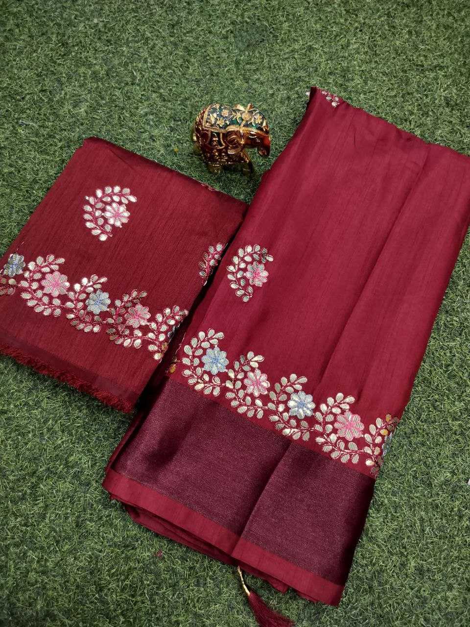 YNF DOLA SILK KESH179 AHB107 SILK SAREES WHOLESALE DOLA SILK ZARI BORDERED SILK MAROON SILK SAREES MANUFACTURER- Kapda Export