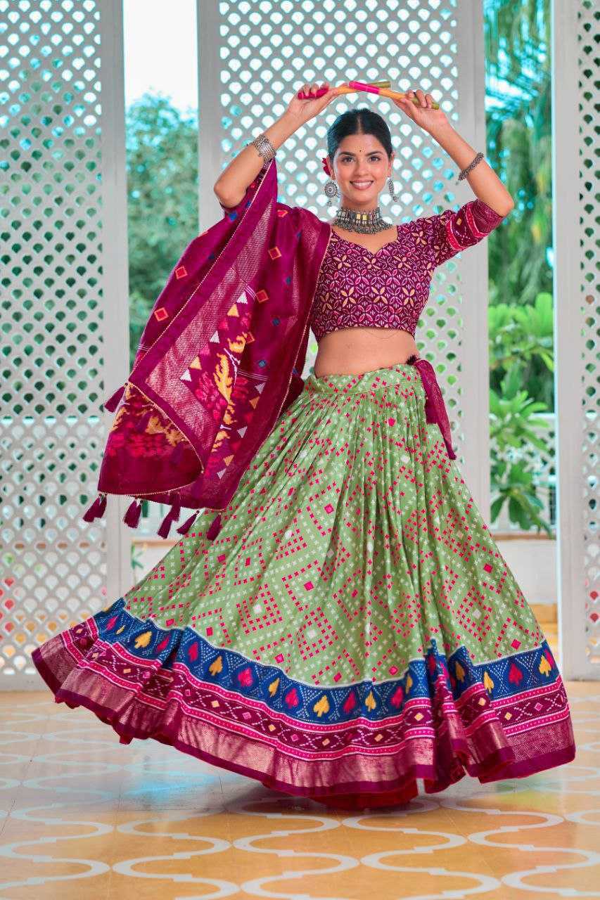 YNF DOLA SILK KESH243 Amisha LEHENGAS WHOLESALE SILK PRINTED LEHENGA WITH DUPTTA LEHENGAS MANUFACTURER- Kapda Export