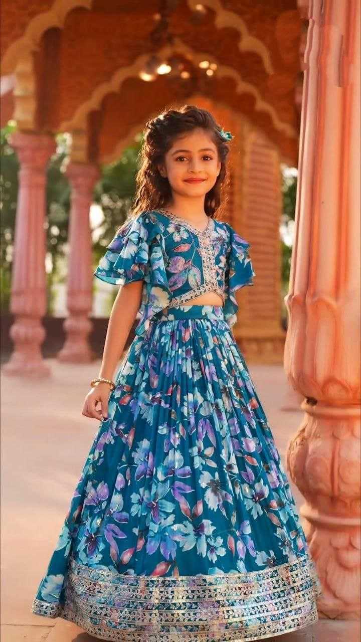 YNF FAUX GEORGETTE KESH168 MNT45 KIDS WEAR WHOLESALE KIDS LEHENGA KIDS TRADITIONAL OUTFITS KIDS LEHENGA CHOLI KIDS FESTIVE WEAR KIDS WEDDING OUTFITS MANUFACTURER- Kapda Export