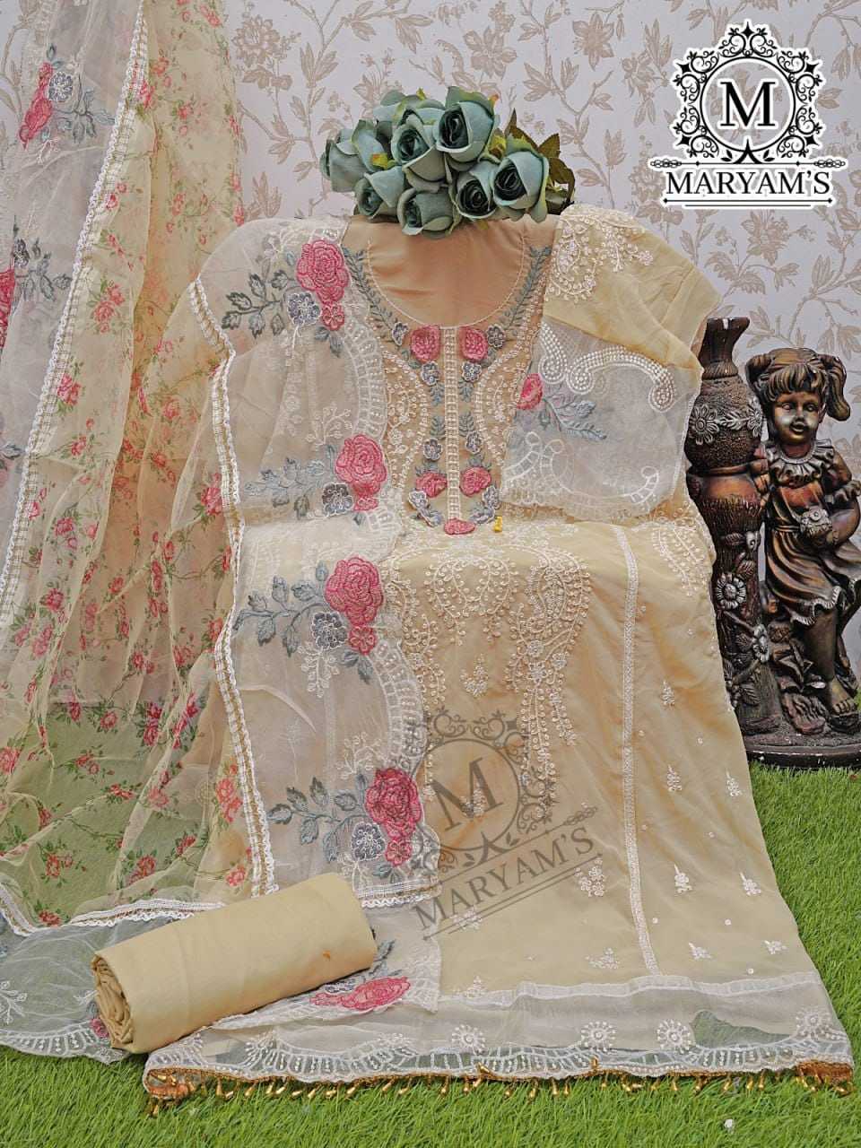 YNF GAUX GEORGETTE RIN129 163 SUITS & DRESSES WHOLESALE UNSTITCHED SUITS MANUFACTURER- Kapda Export