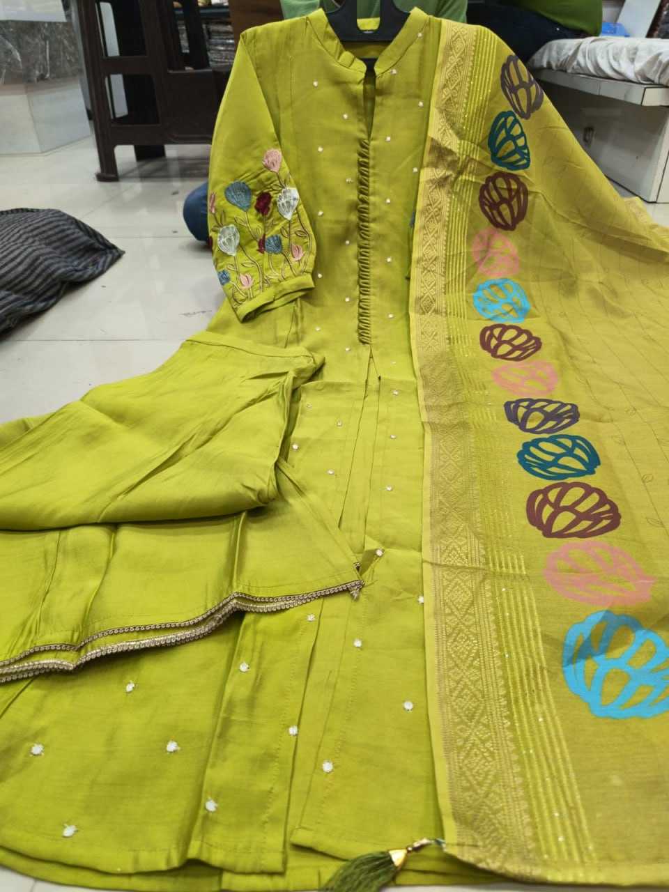 YNF HEAVY ROMAN SILK KESH257 TAC01 SUITS & DRESSES WHOLESALE PRINTED DESIGNER PARTY WEAR LADIES COTTON SUITS MANUFACTURE- Kapda Export