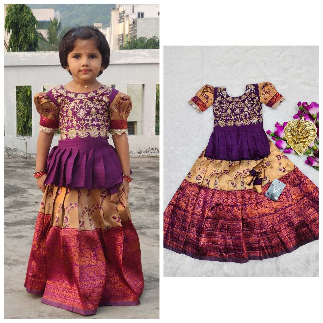 YNF KANIVARM SILK RIN161 RPVR23 KIDS WEAR WHOLESALE KIDS LEHENGA KIDS TRADITIONAL OUTFITS KIDS LEHENGA CHOLI KIDS FESTIVE WEAR KIDS WEDDING OUTFITS MANUFACTURER- Kapda Export