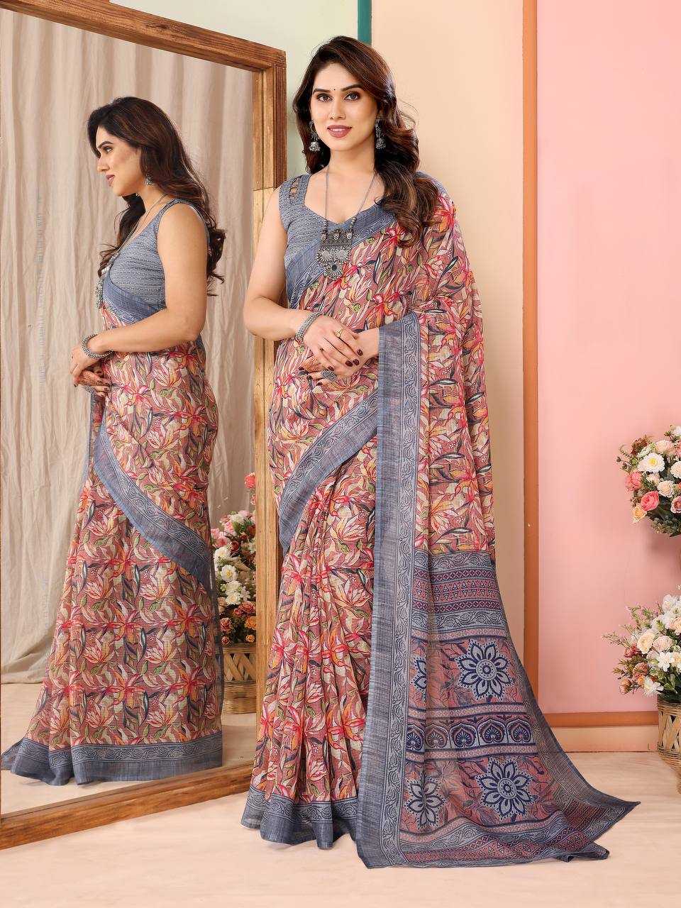 YNF KOTA SILK KESH245 RNF11 SAREES WHOLESALE KOTA DORIA LADIES PRINTED SAREES MANUFACTURER- Kapda Export