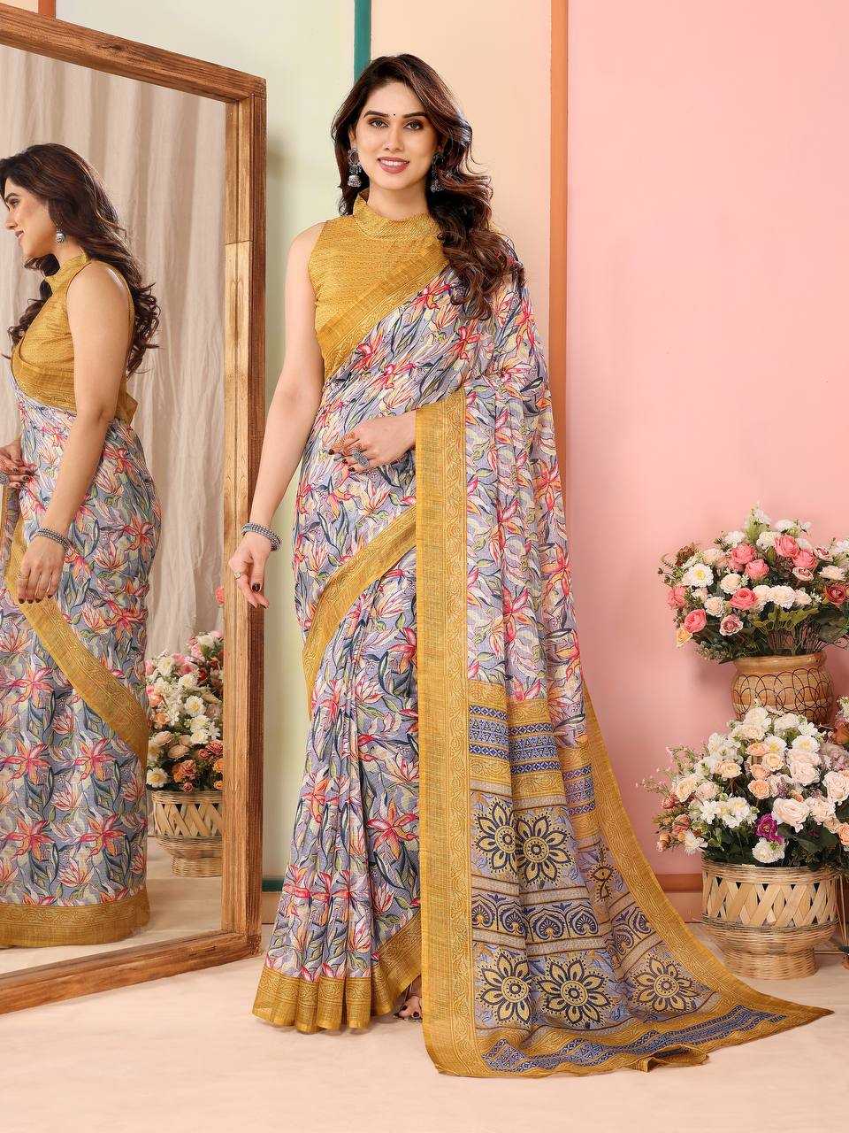 YNF KOTA SILK KESH245 RNF11 SAREES WHOLESALE KOTA DORIA LADIES PRINTED SAREES MANUFACTURER- Kapda Export