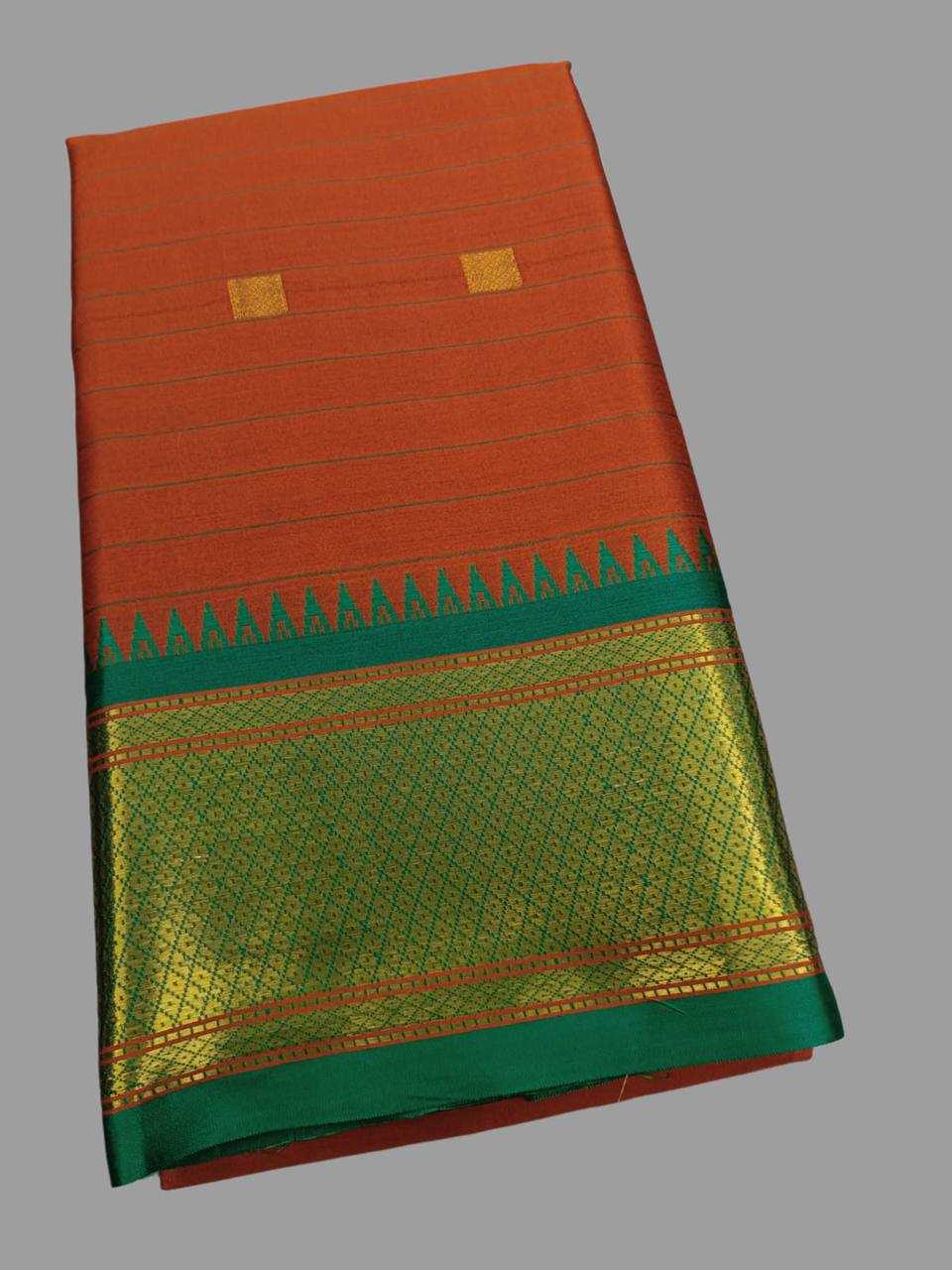 YNF LICHI SILK KESH245 RNF16 SAREES WHOLESALE JACQUARD ZARI BORDER COTTON SILK SAREES MANUFACTURER- Kapda Export