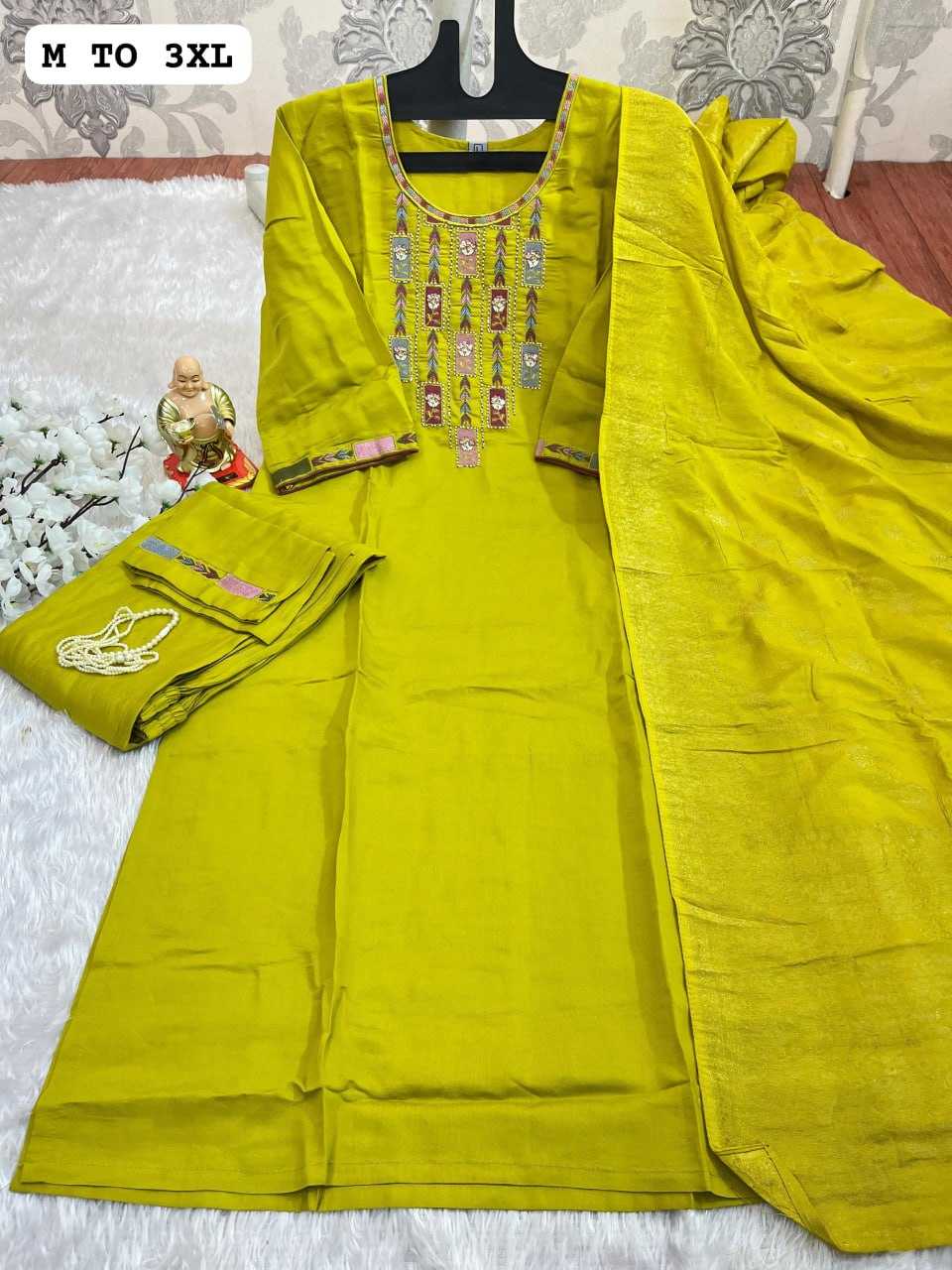 YNF MUSLIN KESH256 RNF12 SUITS & DRESSES WHOLESALE DESIGNER SUIT WEDDING LADIES SILK SUITS MANUFACTURE- Kapda Export