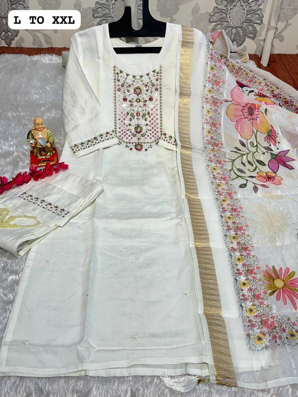 YNF MUSLIN KESH256 RNF12 SUITS & DRESSES WHOLESALE DESIGNER SUIT WEDDING LADIES SILK SUITS MANUFACTURE- Kapda Export