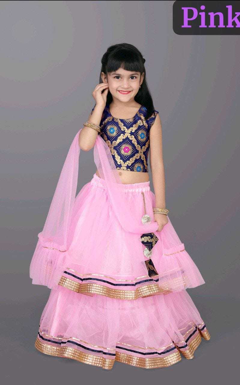 YNF NET KESH255 ETF16 KIDS WEAR WHOLESALE KIDS LEHENGA KIDS LEHENGA CHOLI KIDS FESTIVE WEAR KIDS WEDDING OUTFITS MANUFACTURER- Kapda Export