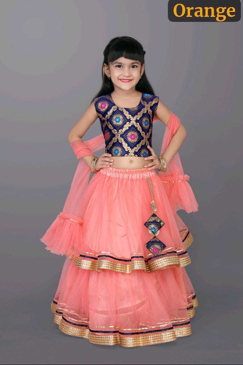 YNF NET KESH255 ETF16 KIDS WEAR WHOLESALE KIDS LEHENGA KIDS LEHENGA CHOLI KIDS FESTIVE WEAR KIDS WEDDING OUTFITS MANUFACTURER- Kapda Export