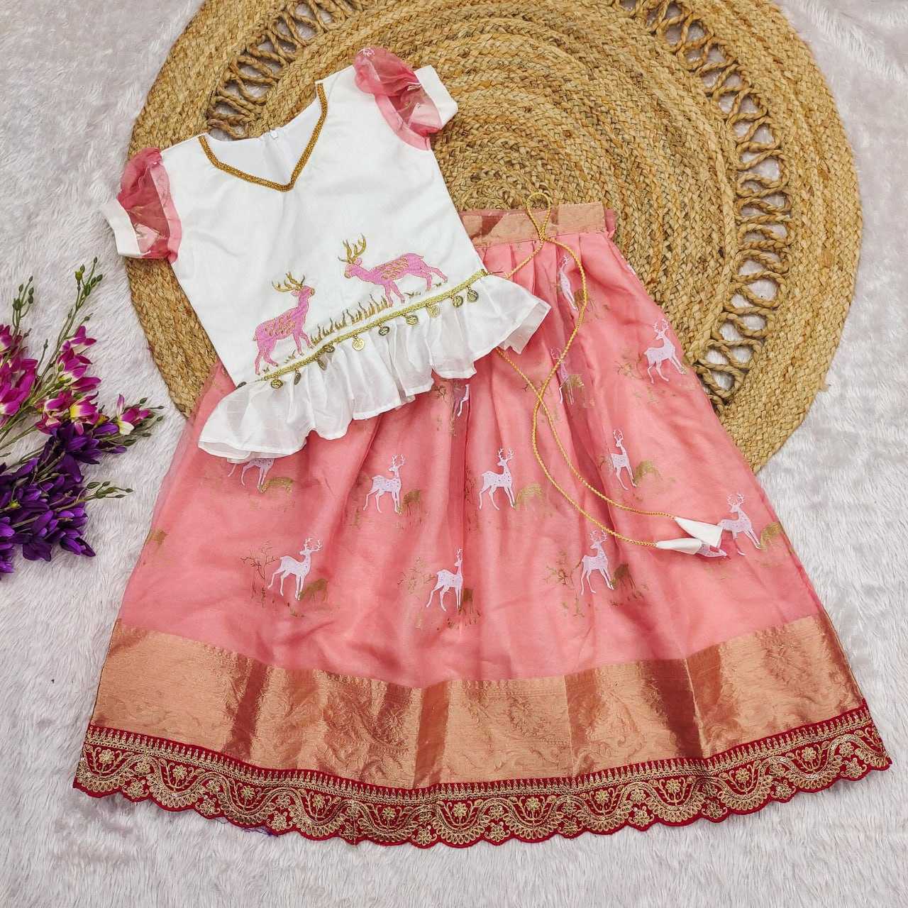 YNF ORGANZA RIN192 8052 KIDS WEAR WHOLESALE KIDS LEHENGA KIDS TRADITIONAL OUTFITS KIDS LEHENGA CHOLI KIDS FESTIVE WEAR KIDS WEDDING OUTFITS MANUFACTURER- Kapda Export