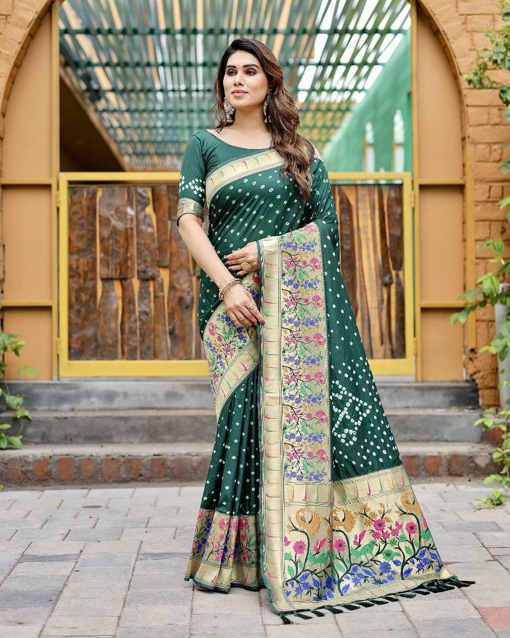 YNF PAITHANI SILK RIN144 RAMBHA SAREES WHOLESALE FESTIVEL PAITHANI SOFT SILK SAREES MANUFACTURER- Kapda Export