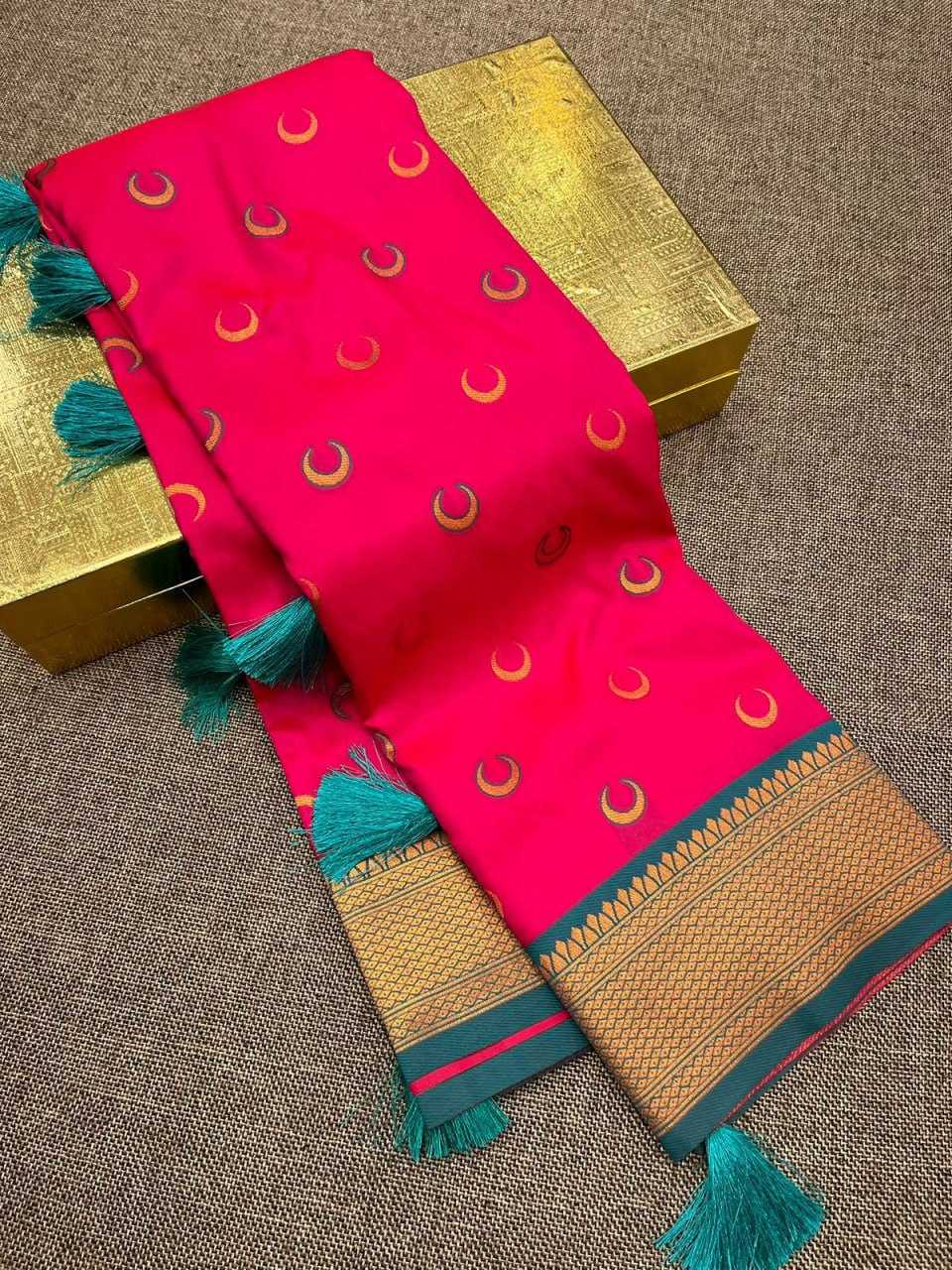 YNF PAITHANI SILK RIN150 Chandrakore Paithani SAREES WHOLESALE FESTIVEL PAITHANI SOFT SILK SAREES MANUFACTURER- Kapda Export