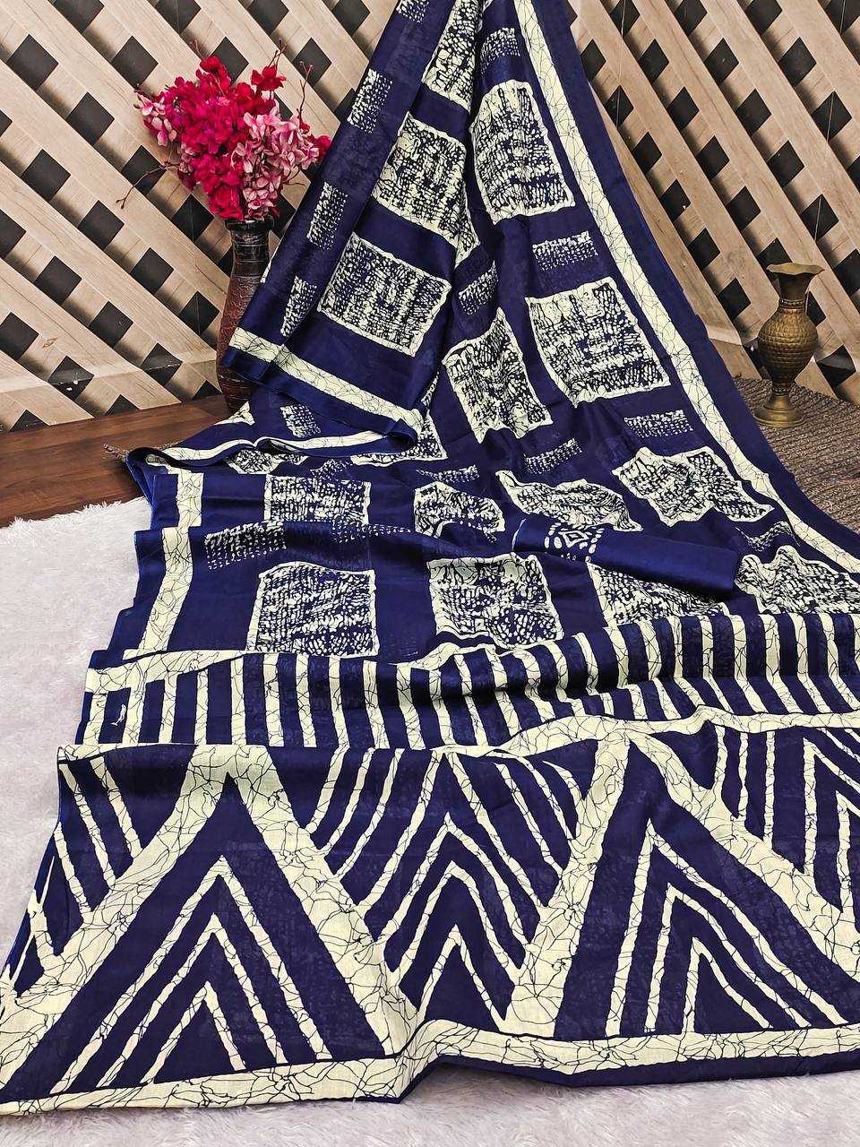 YNF PURE COTTON KESH244 610 SAREES WHOLESALE LADIES COTTON BATIK SAREES MANUFACTURER- Kapda Export