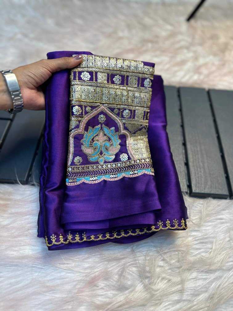 YNF RANGOLI SILK KESH195 RAN GOLI SEQUENCE SAREES WHOLESALE CUT WORK SILK ZARI SAREES MANUFACTURER- Kapda Export